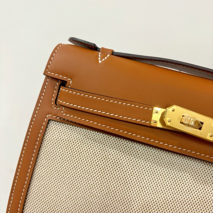 Mini Kelly“22*13*7CM”Swift-Canvas -0531=