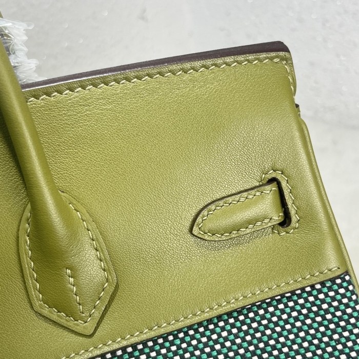 Birkin 25 Swift-Canvas“25*20*13CM”-0131=