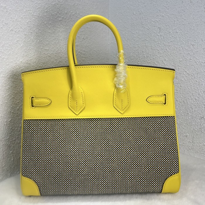 Birkin 25 Swift-Canvas“25*20*13CM”-0131=