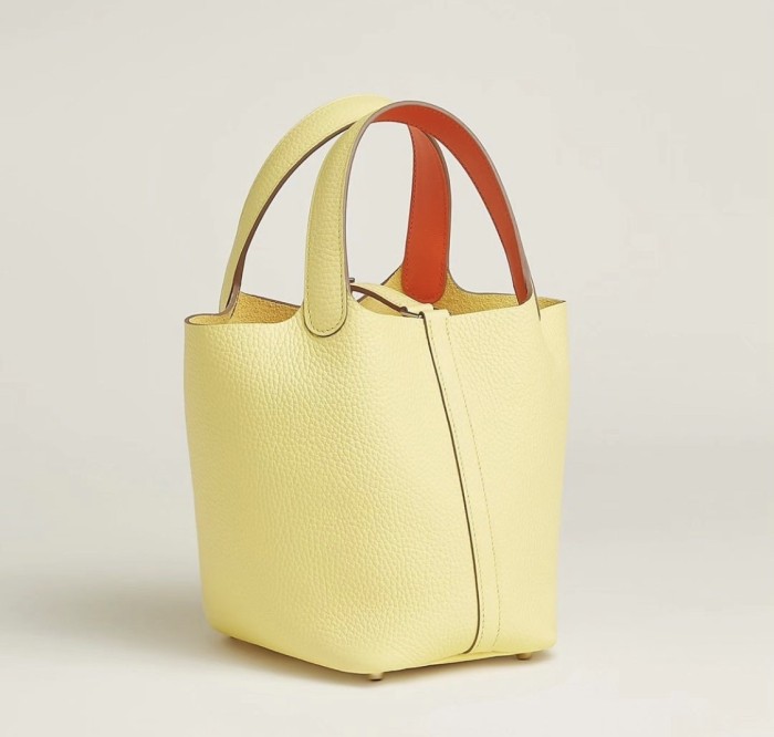 Picotin Lock 18 Clemence Leather Bag“18*18*13CM”-0021=