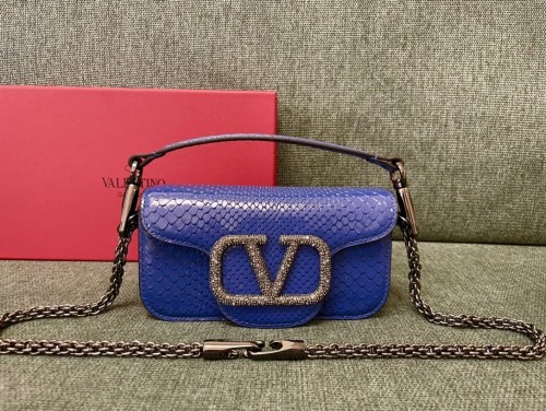 LOCò Shoulder Bag In Snake Leather“20*11*5CM”-007=