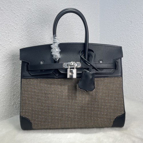 Birkin 25 Swift-Canvas“25*20*13CM”-0131=