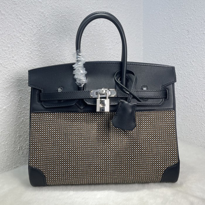 Birkin 25 Swift-Canvas“25*20*13CM”-0131=