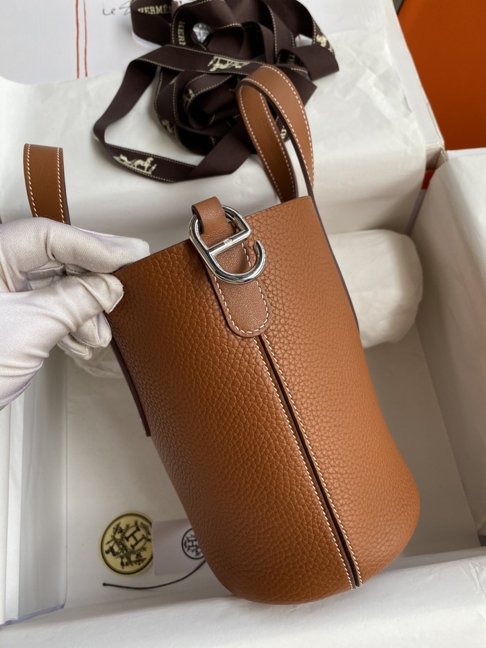 Hermes In-The-Loop 18 Clemence Leather“19.5*18*12CM”-0221=