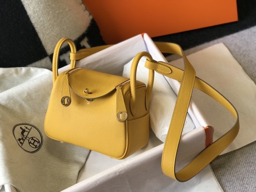 Mini Lindy Togo Leather“19*13*9.5CM”-0521=