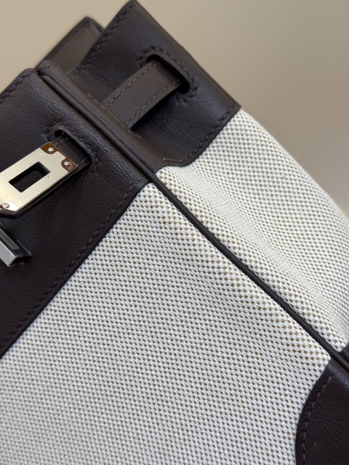 Birkin 25 Swift-Canvas“25*20*13CM”-0131=