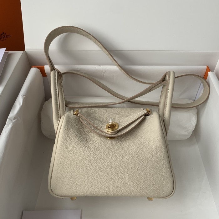 Mini Lindy Togo Leather“19*13*9.5CM”-0521=