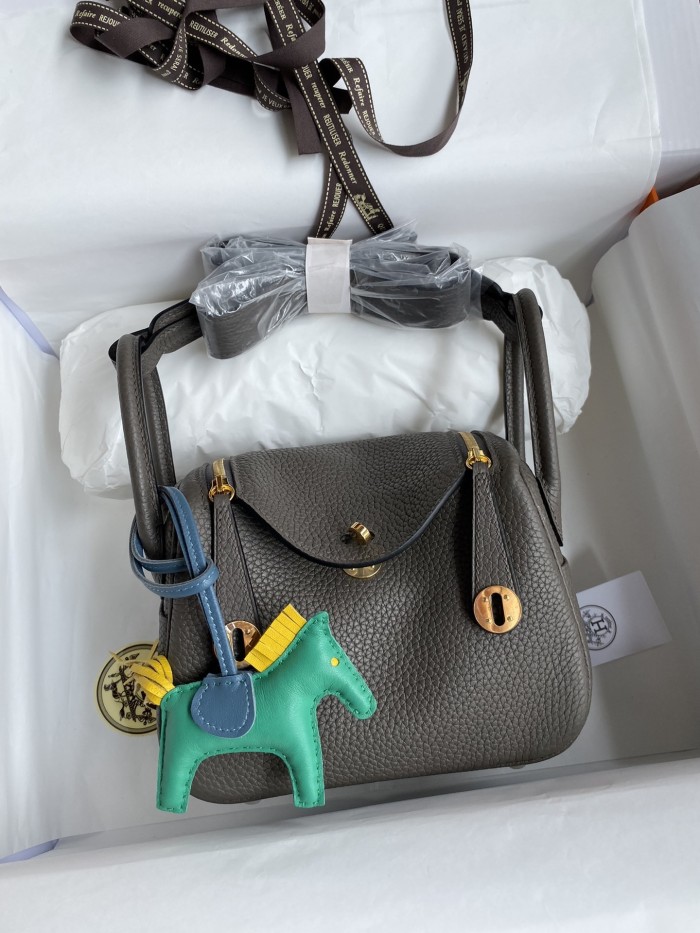 Mini Lindy Clemence Leather“19*13*9.5CM”-0521=
