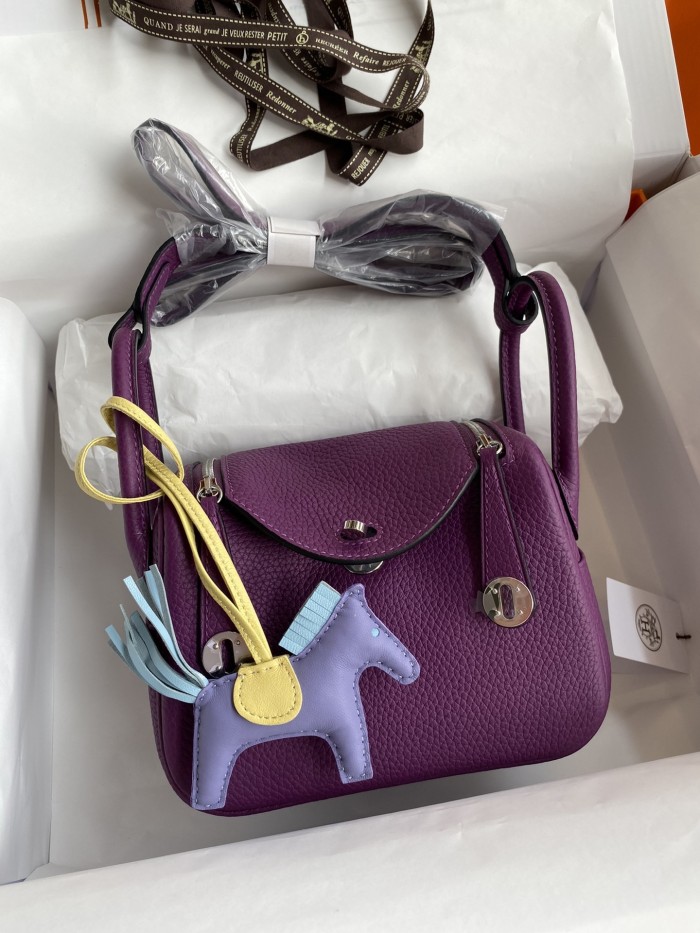 Mini Lindy Clemence Leather“19*13*9.5CM”-0521=