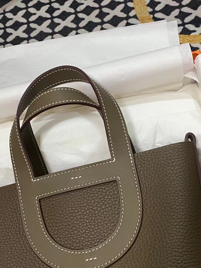Hermes In-The-Loop 18 Clemence Leather“19.5*18*12CM”-0221=