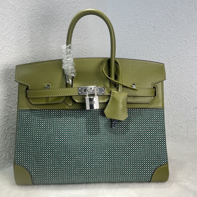 Birkin 25 Swift-Canvas“25*20*13CM”-0131=