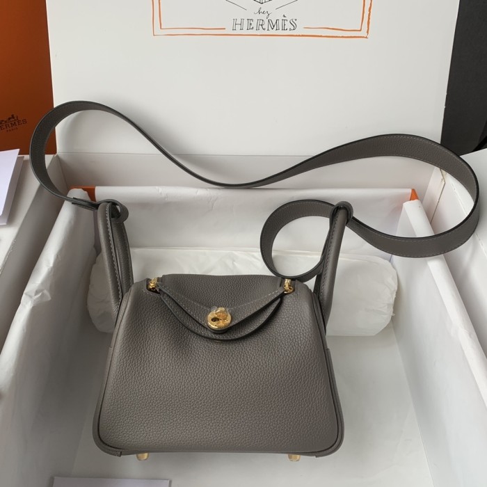Mini Lindy Togo Leather“19*13*9.5CM”-0521=