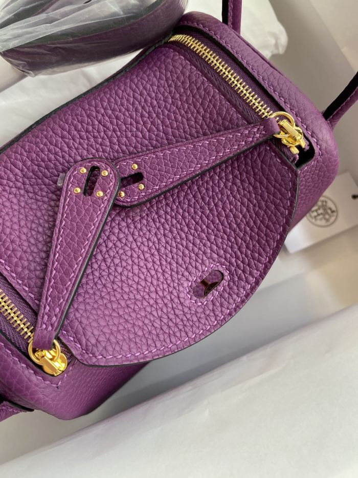 Mini Lindy Clemence Leather“19*13*9.5CM”-0521=