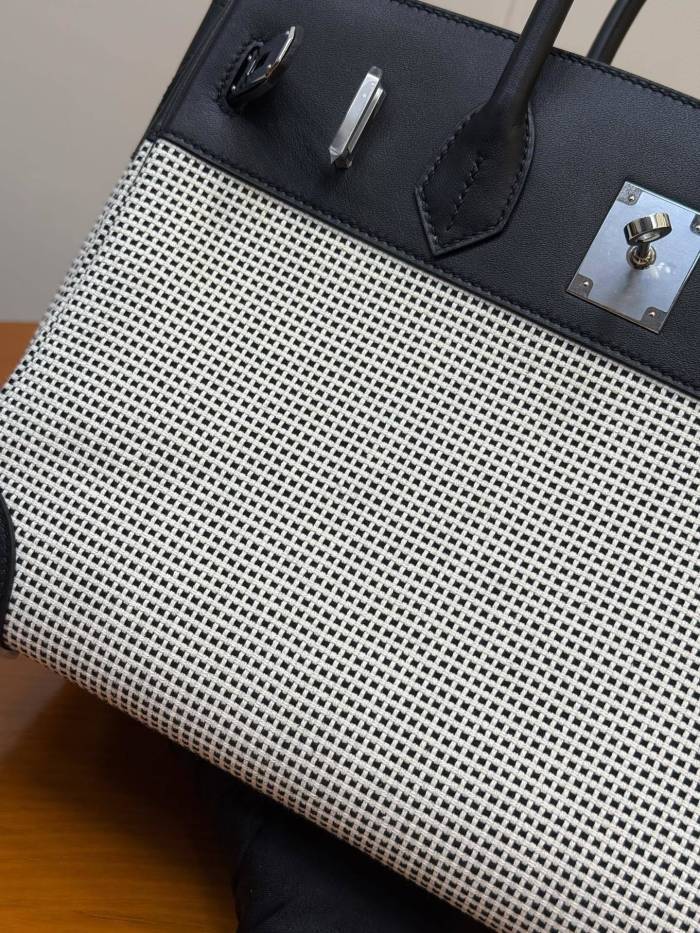 Birkin 25 Swift-Canvas“25*20*13CM”-0131=