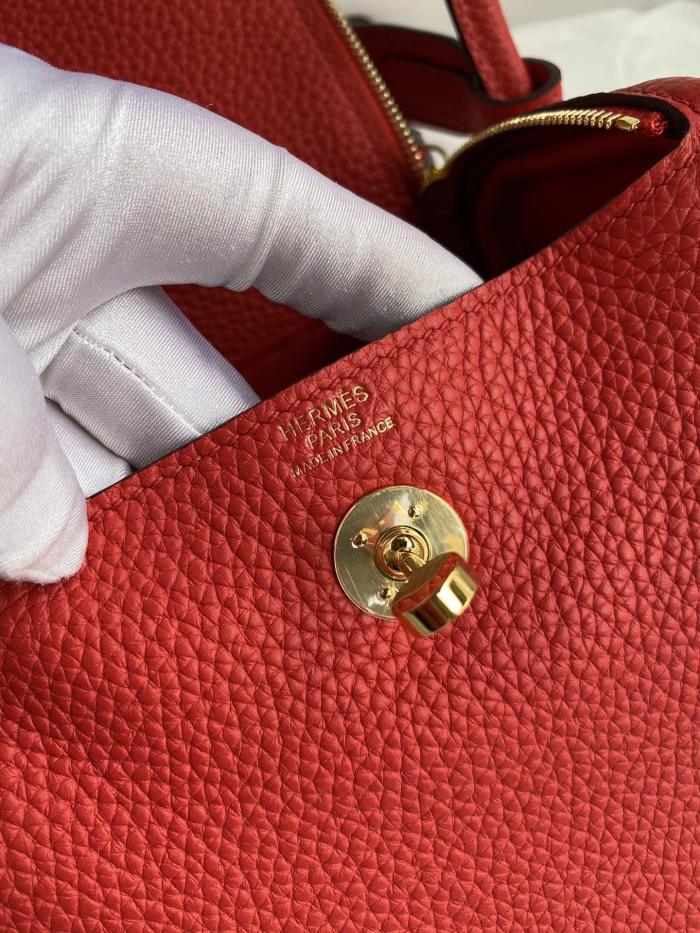 Mini Lindy Clemence Leather“19*13*9.5CM”-0521=