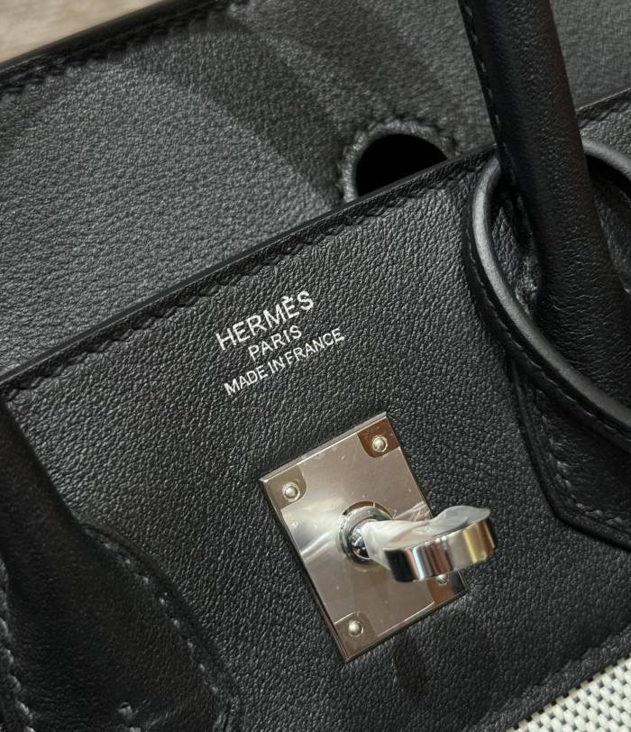 Birkin 25 Swift-Canvas“25*20*13CM”-0131=