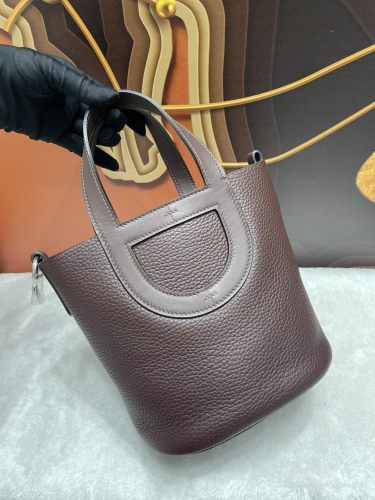 Hermes In-The-Loop 18 Clemence Leather“19.5*18*12CM”-0221=