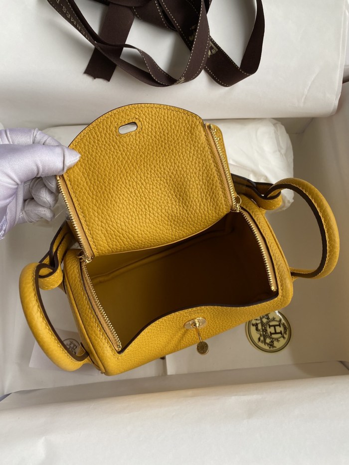 Mini Lindy Clemence Leather“19*13*9.5CM”-0521=