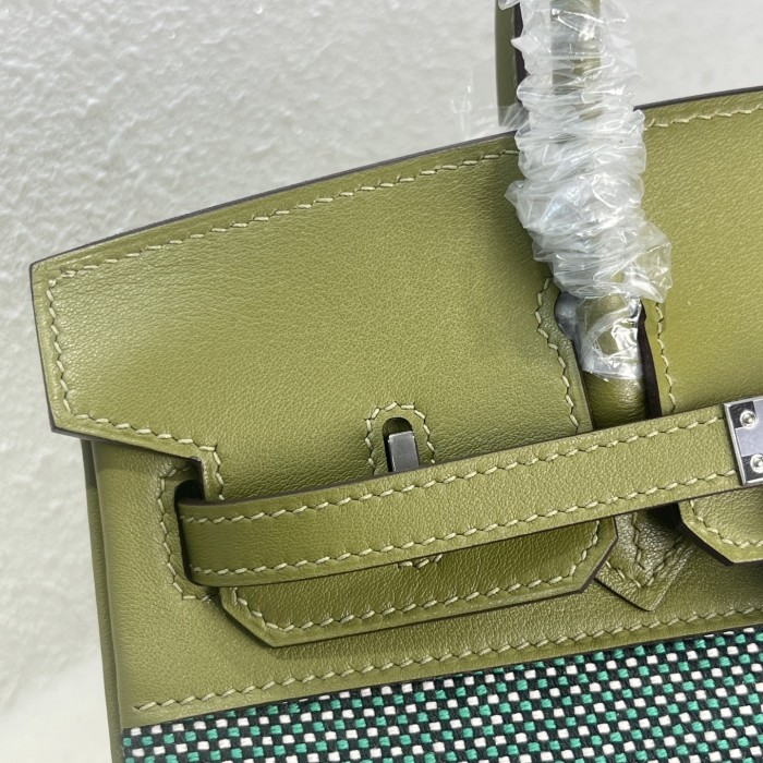 Birkin 25 Swift-Canvas“25*20*13CM”-0131=