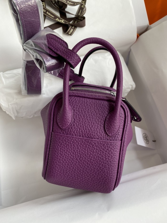 Mini Lindy Clemence Leather“19*13*9.5CM”-0521=