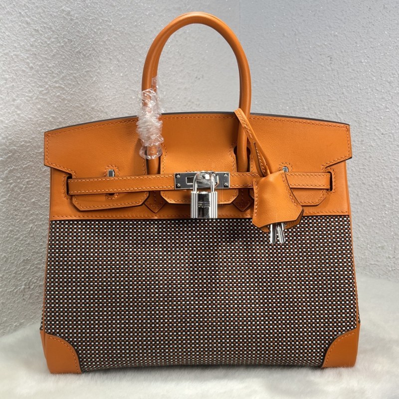Birkin 25 Swift-Canvas“25*20*13CM”-0131=