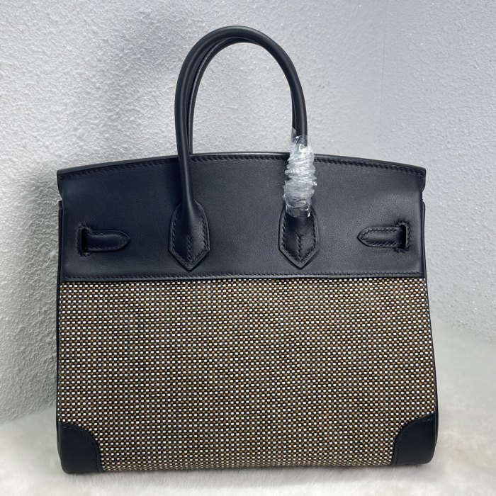Birkin 25 Swift-Canvas“25*20*13CM”-0131=