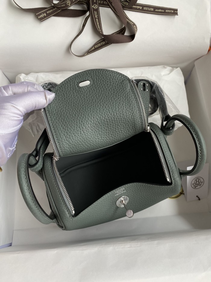 Mini Lindy Clemence Leather“19*13*9.5CM”-0521=