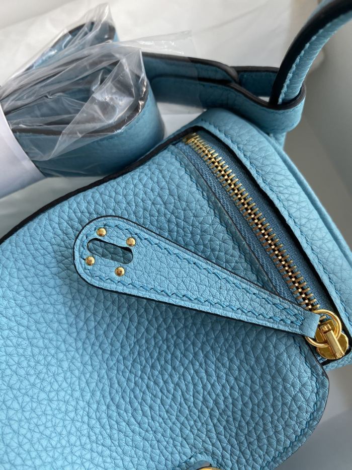 Mini Lindy Clemence Leather“19*13*9.5CM”-0521=