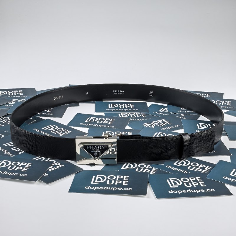Man Saffiano Leather 35mm Belt