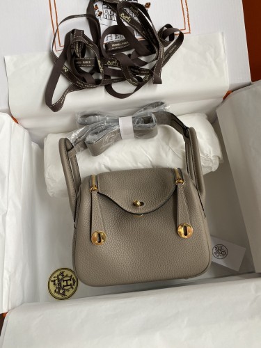 Mini Lindy Clemence Leather“19*13*9.5CM”-0521=