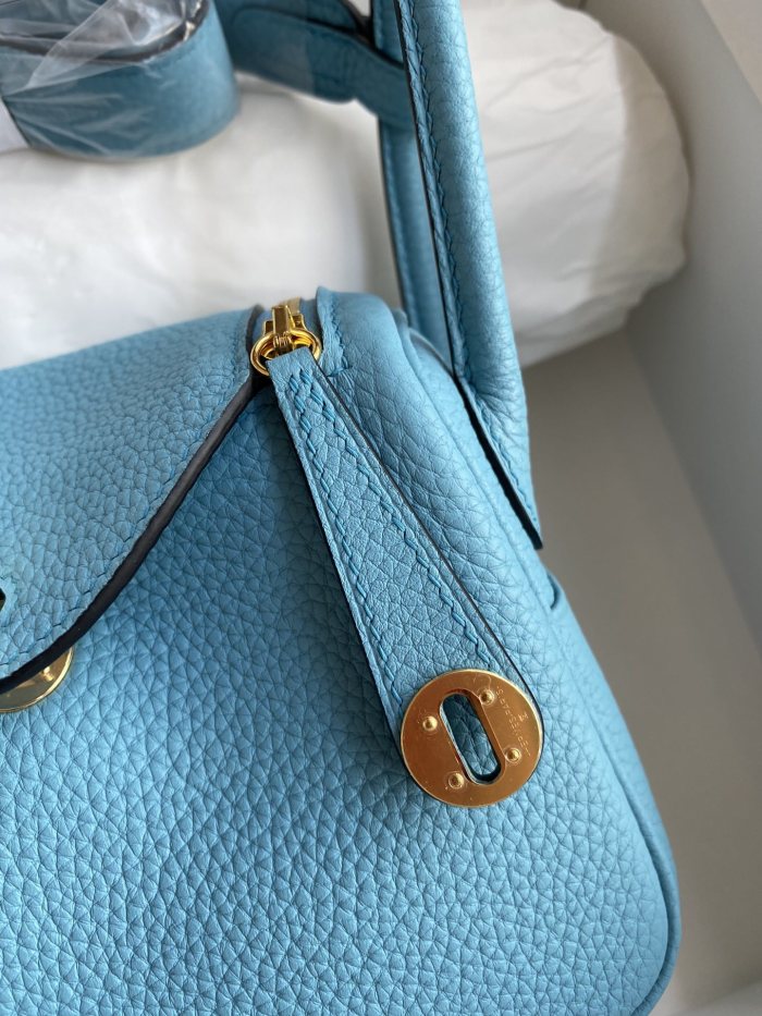 Mini Lindy Clemence Leather“19*13*9.5CM”-0521=