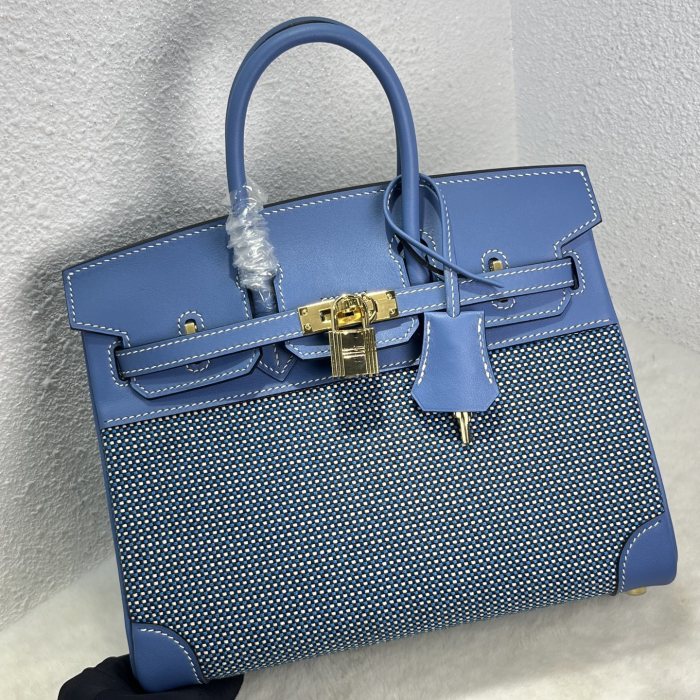 Birkin 25 Swift-Canvas“25*20*13CM”-0131=