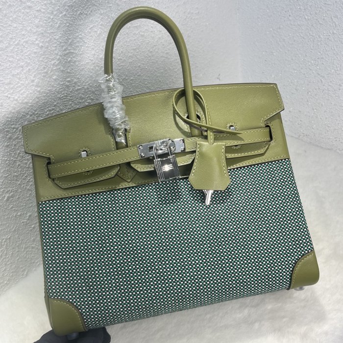 Birkin 25 Swift-Canvas“25*20*13CM”-0131=