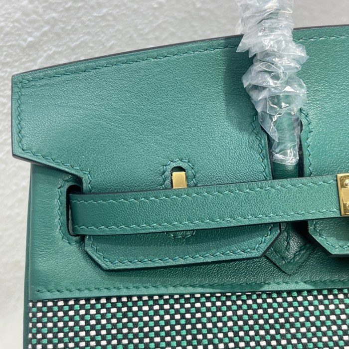 Birkin 25 Swift-Canvas“25*20*13CM”-0131=