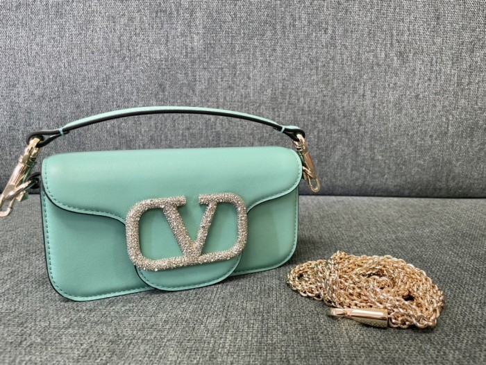 LOCò Leather Shoulder Bag“20*11*5CM”-057=