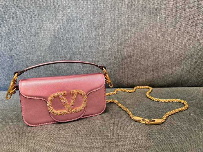 LOCò Leather Shoulder Bag“20*11*5CM”-057=
