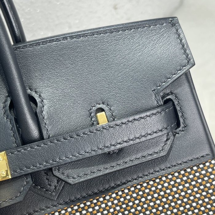Birkin 25 Swift-Canvas“25*20*13CM”-0131=