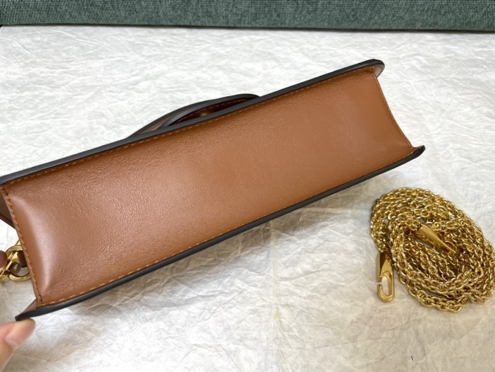 LOCò Leather Shoulder Bag“27*13*6CM”-057=