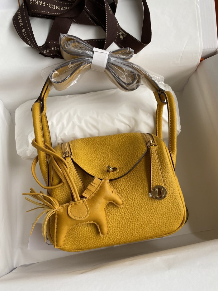 Mini Lindy Clemence Leather“19*13*9.5CM”-0521=