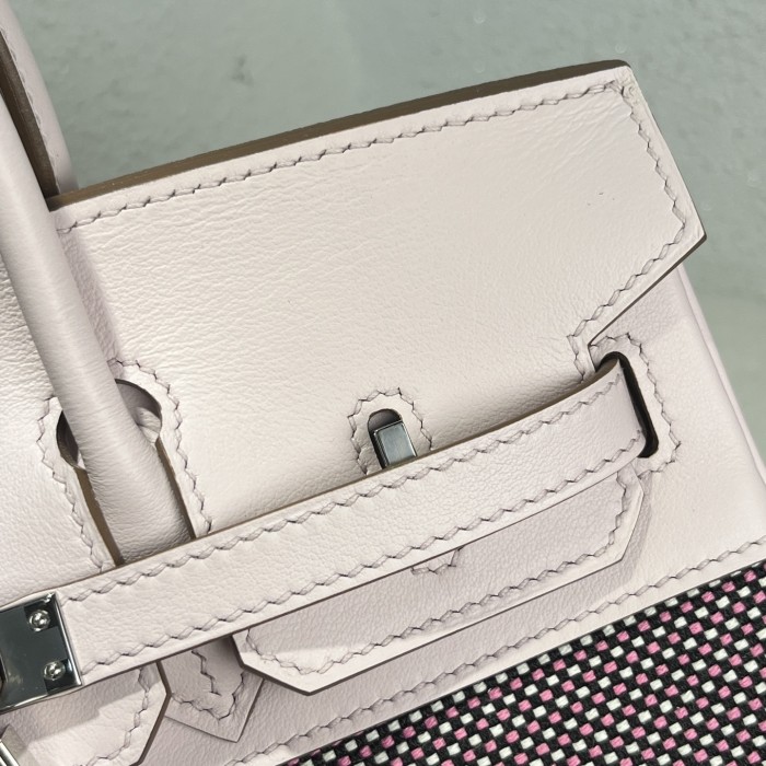 Birkin 25 Swift-Canvas“25*20*13CM”-0131=