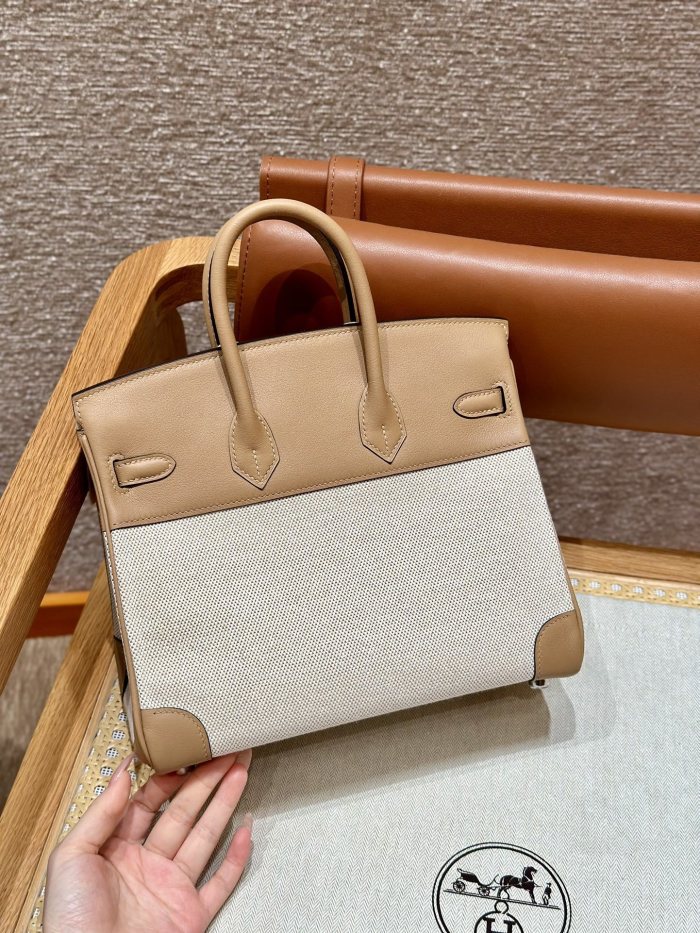 Birkin 25 Swift-Canvas“25*20*13CM”-0131=