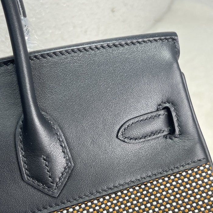 Birkin 25 Swift-Canvas“25*20*13CM”-0131=