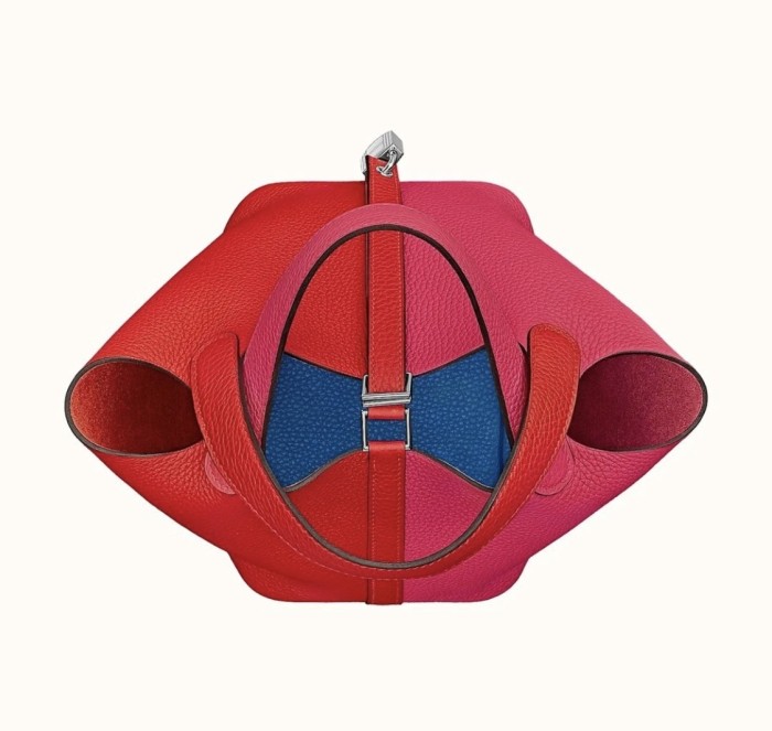 Picotin Lock 18 Clemence Leather Bag“18*18*13CM”-0021=