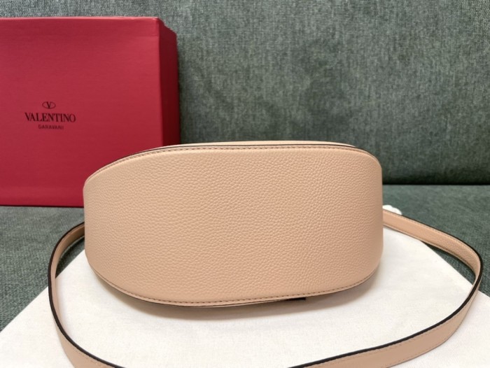 Vlogo Signature Small Leather Hob Bag“29*23*11CM”-037=