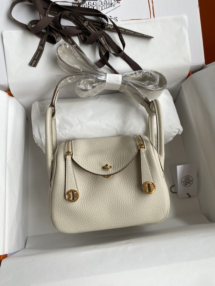 Mini Lindy Clemence Leather“19*13*9.5CM”-0521=