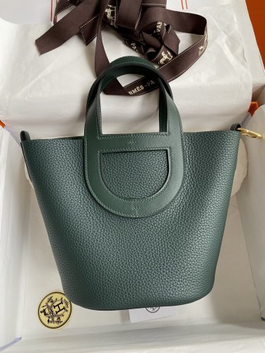 Hermes In-The-Loop 18 Clemence Leather“19.5*18*12CM”-0221=