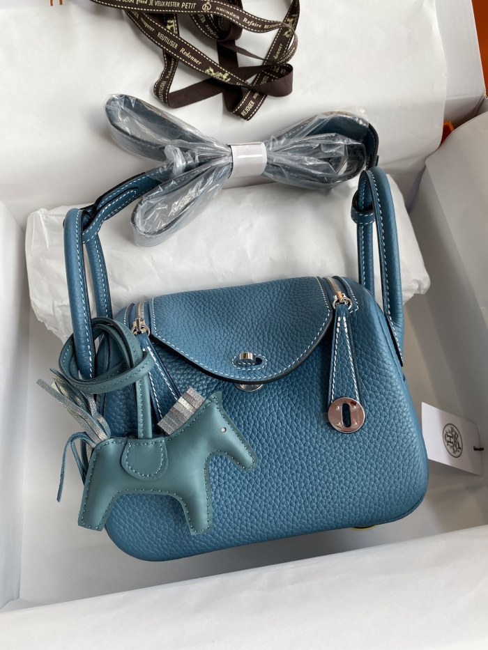 Mini Lindy Clemence Leather“19*13*9.5CM”-0521=