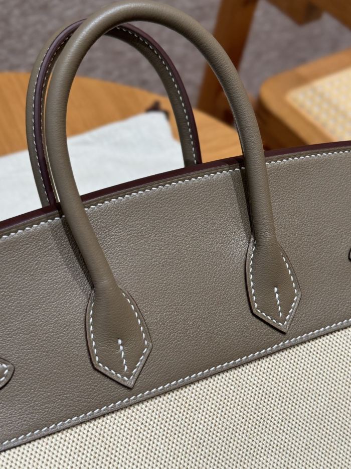 Birkin 25 Swift-Canvas“25*20*13CM”-0131=
