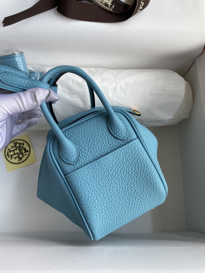 Mini Lindy Clemence Leather“19*13*9.5CM”-0521=
