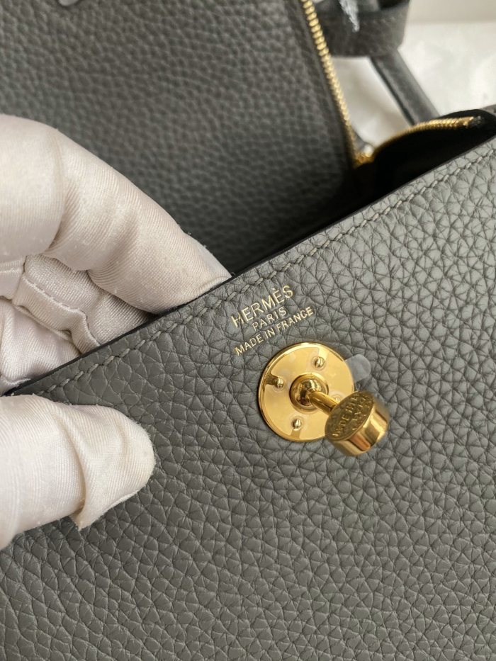 Mini Lindy Clemence Leather“19*13*9.5CM”-0521=